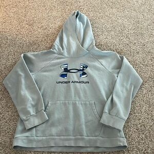Under Armour, girls XL, green/gray sweatshirt